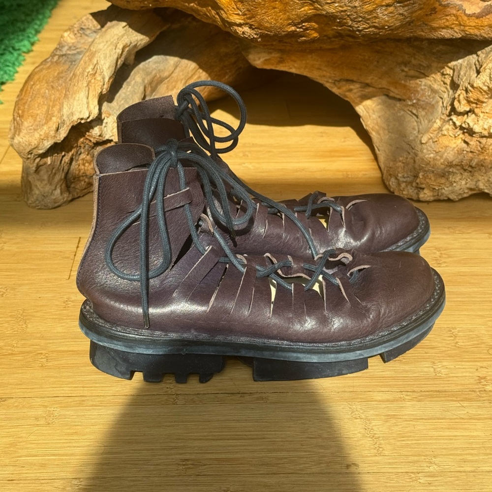 Trippen Navy Blue Shoes SZ 40